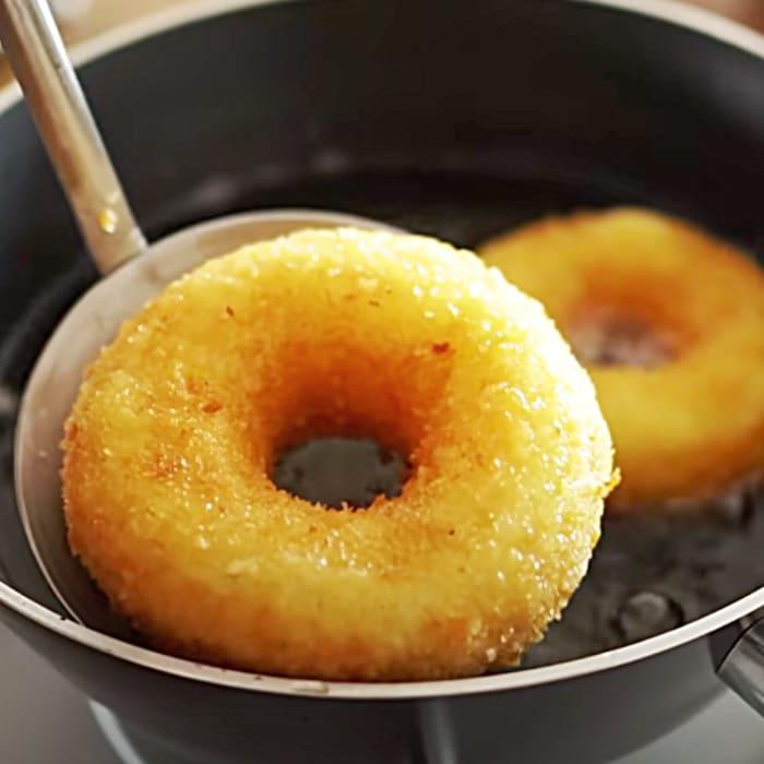 How To Make Potato And Cheese Potato Donuts - Easy Snack Ideas - How To Make Mozzarella Fried Donuts