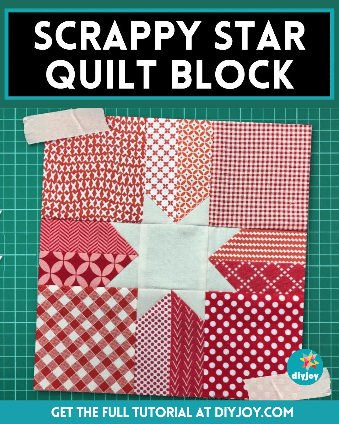 Beginner-Friendly Scrappy Star Quilt Block Tutorial