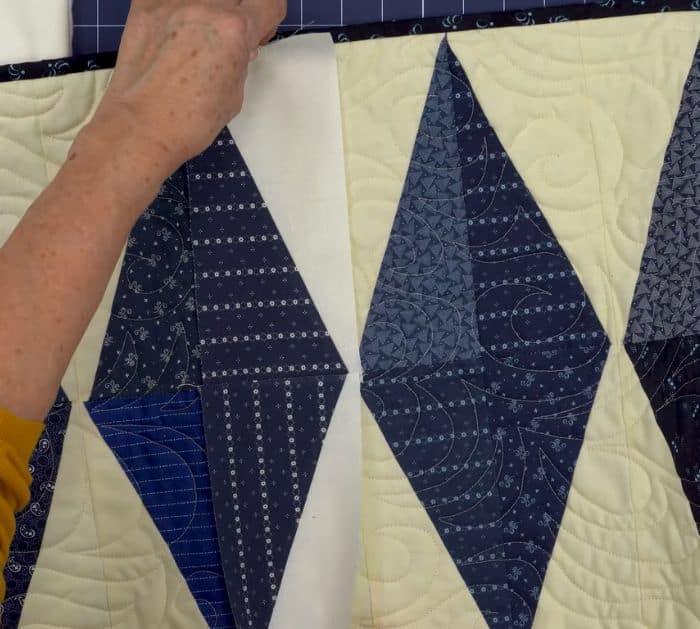 How to Make Stretched Periwinkle Quilt