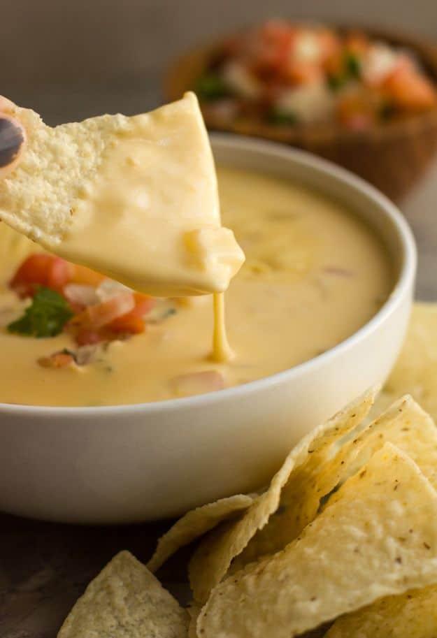 Best Mexican Food Recipes - Tex-Mex Queso – Homemade Authentic Mexican Version - Mexican Beef Soup - Authentic Mexican Foods and Recipe Ideas for Casseroles, Quesadillas, Tacos, Ap