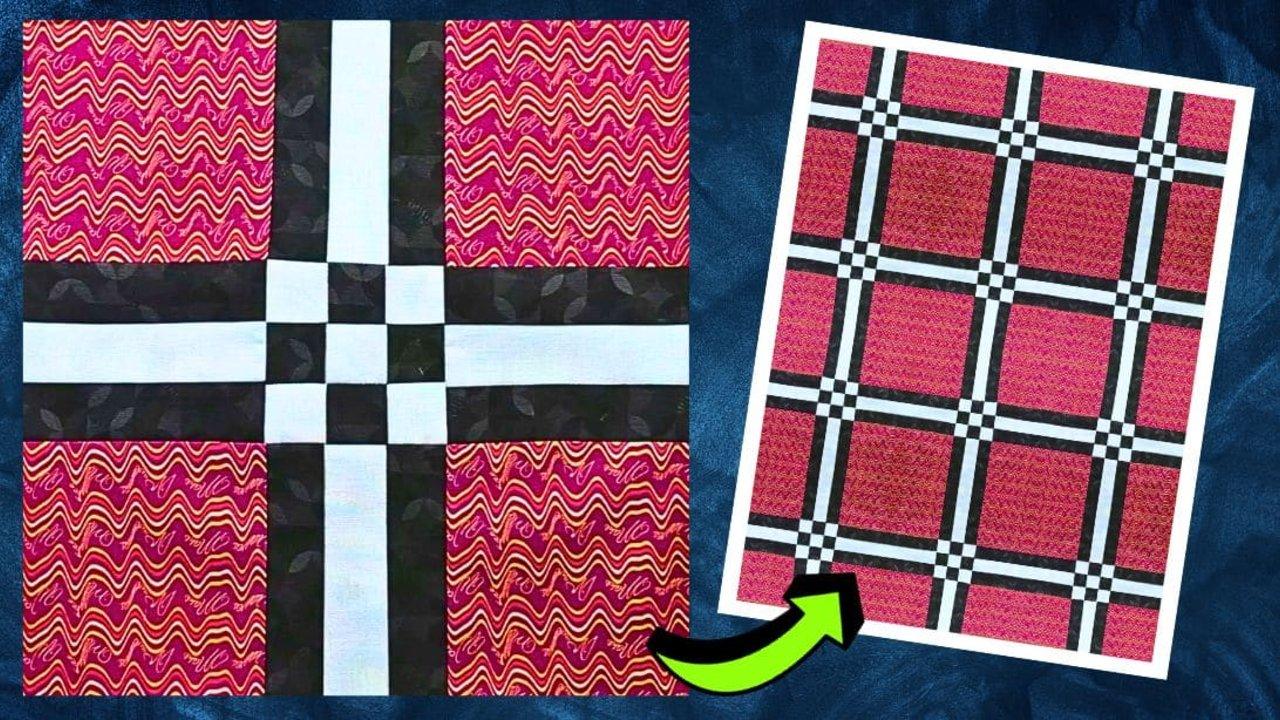 Easy Crossroads Quilt Block Tutorial for Beginners