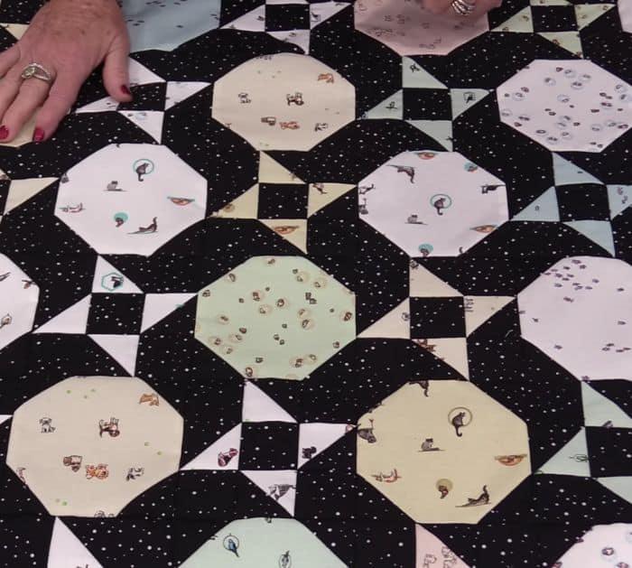 Easy to Make Snowball & Stars Quilt
