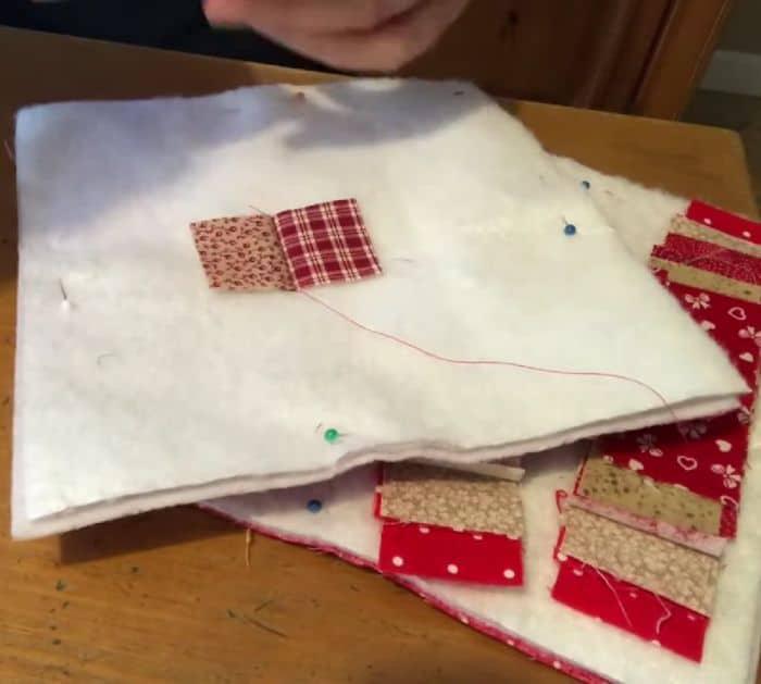 Easy To Sew Scrapbuster Log Cabin Potholders
