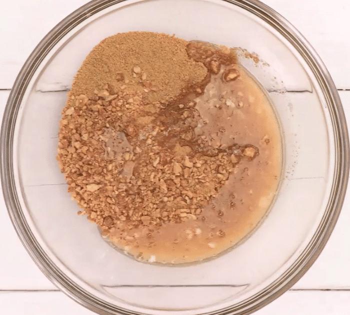 Ingredients for Peanut Butter Banana Icebox Pie
