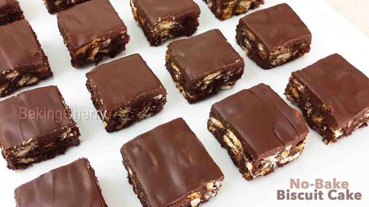 No-Bake Biscuit Cake Bites Recipe