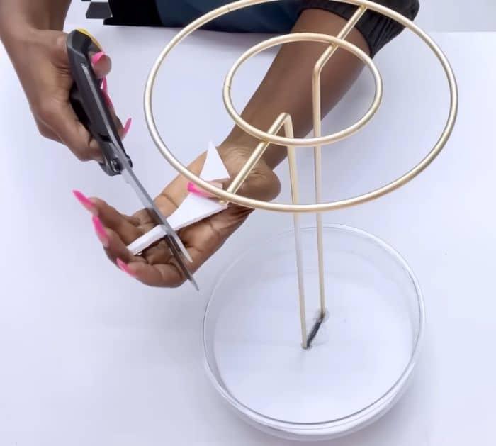 Turn Dollar Tree Napkin Holder into a Lamp Tutorial