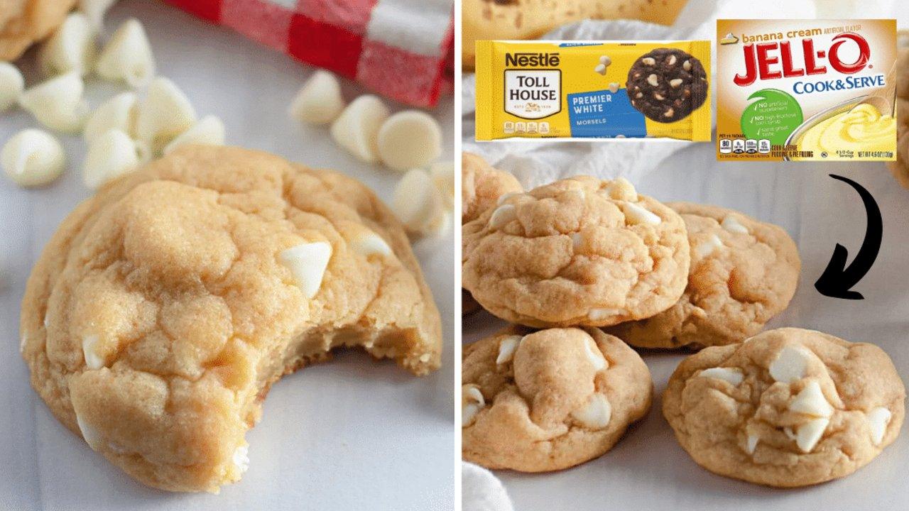 Easy Banana Pudding Cookies Recipe
