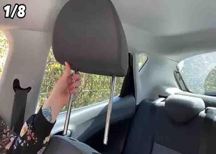Pulling out your car headrest can save you during distress