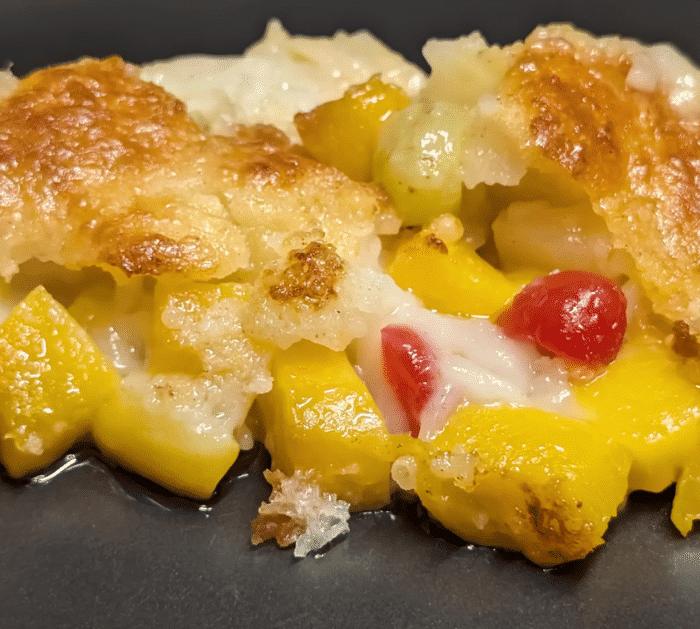 How to Make Fruit Cocktail Cobbler