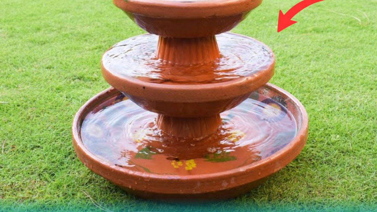 How To Make A Clay Saucer Birdbath
