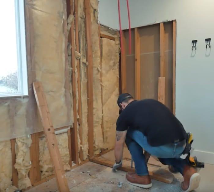 Turn the old bathroom into a giant shower paradise