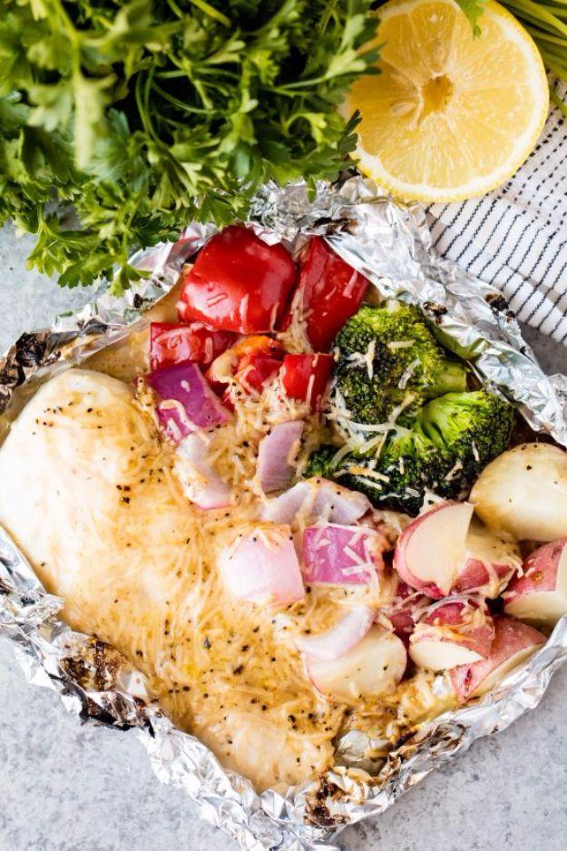 Cheesy Ranch Chicken Foil Packets, a campsite dinner idea, light on prep but big on payoff and a bite worth saving room for