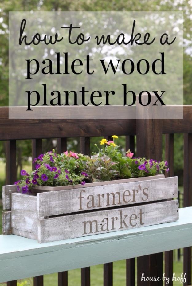DIY Pallet Wood Planter Box, forgiving of small mistakes along the way and a keepsake worth handing down for years