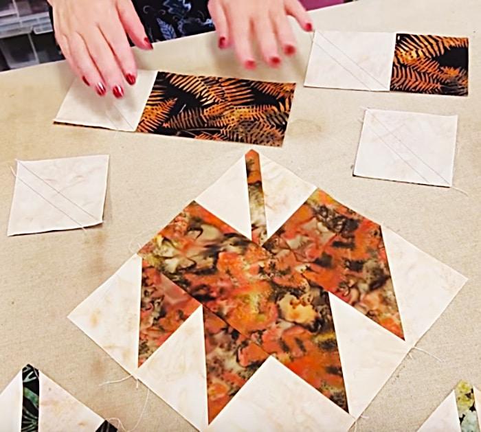 Learn to make an Autumn quilt table runner