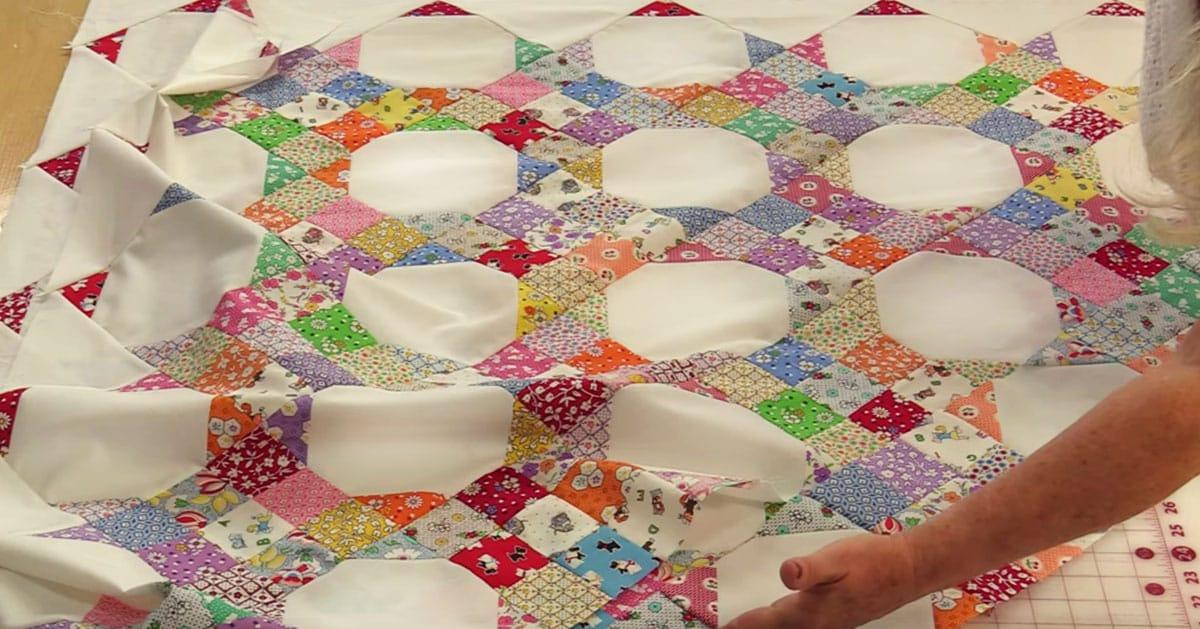 Diagonal Rows Quilt: Sewing Tutorial