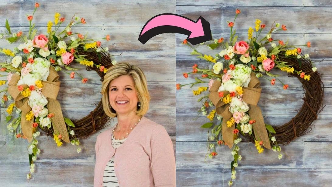 Easy DIY Spring Wreath
