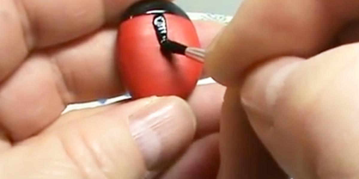 She Paints A Rock Red And A Black Line In The Middle. Watch What She Does Next. Easy!