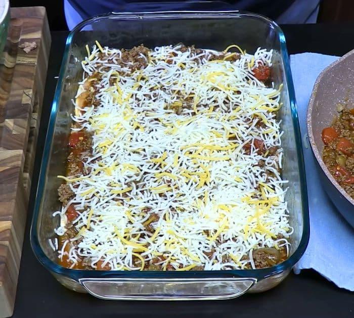 Mexican Pizza Casserole Taco Bell Copycat Recipe Instructions