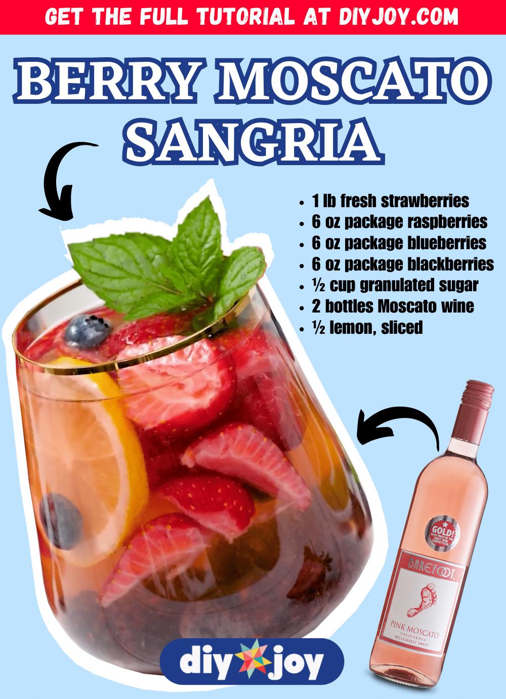 Summer Berry Moscato Sangria Recipe