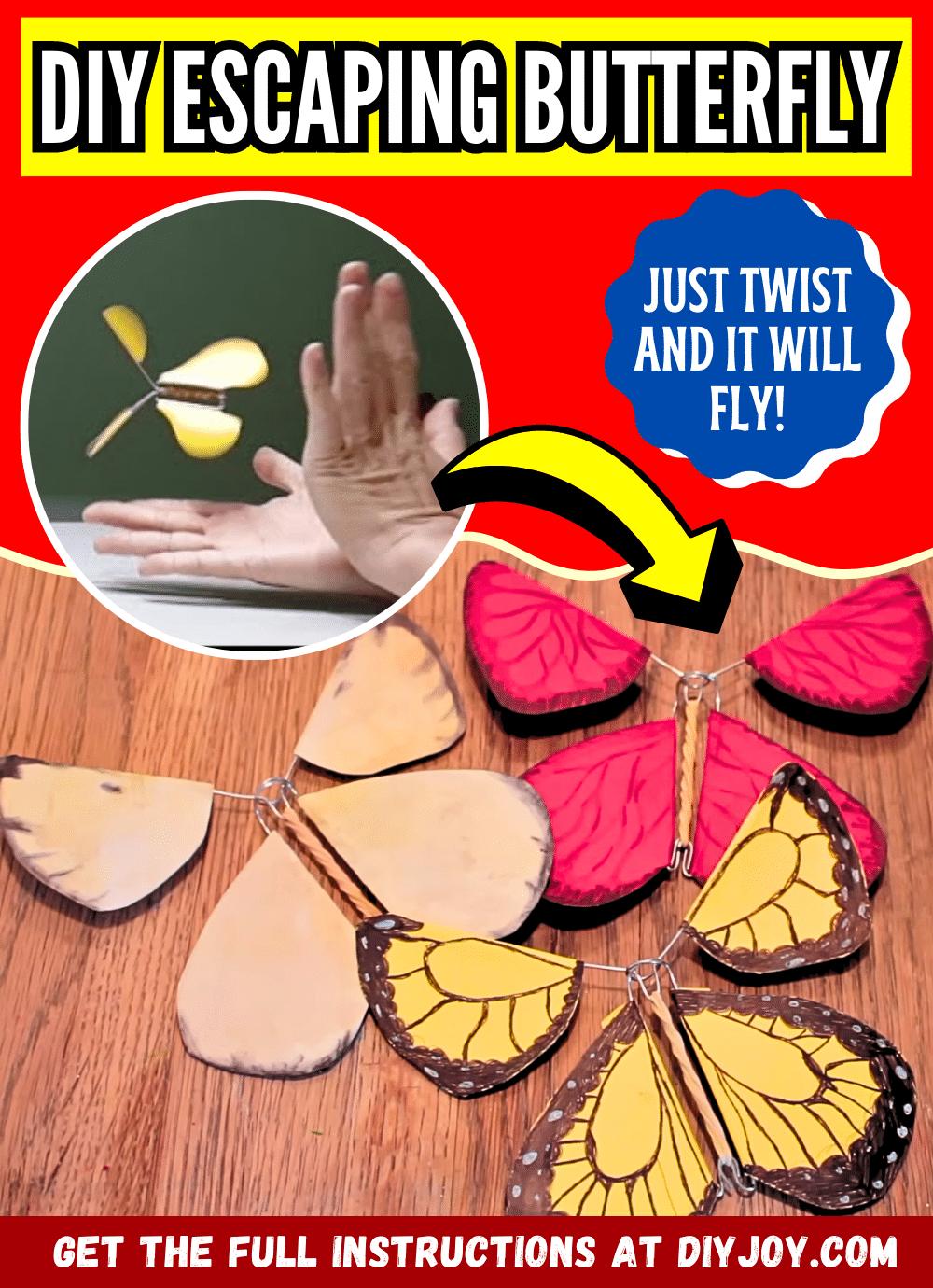 How To Make DIY Escaping Butterfly