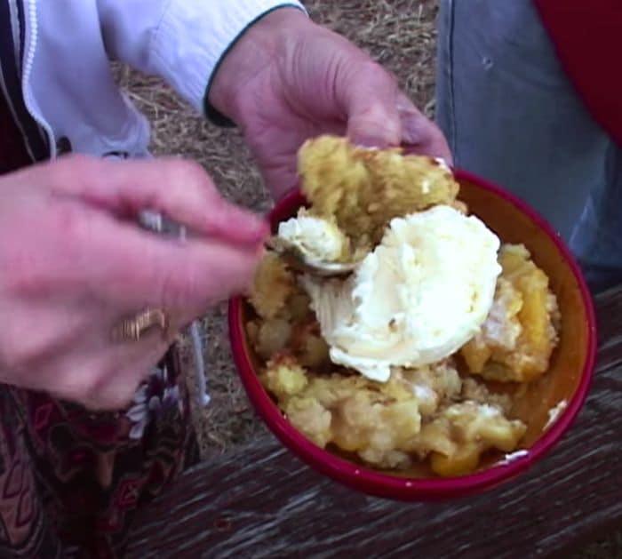 Easy Tyler's Bourbon Peach Cobbler Recipe