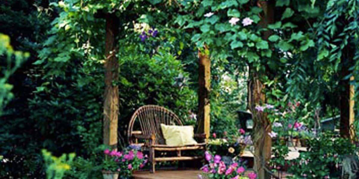 He Creates A Fabulous Sanctuary By Building A Lovely Arbor! (Watch How He Does This!)
