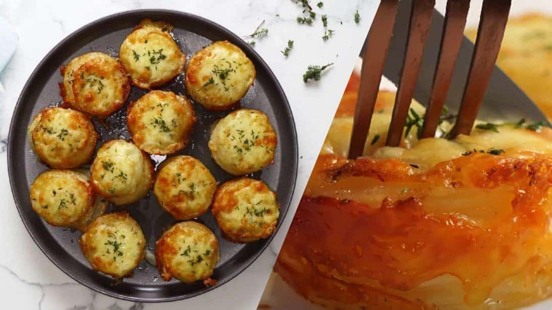 Mini Potato Gratin Stacks