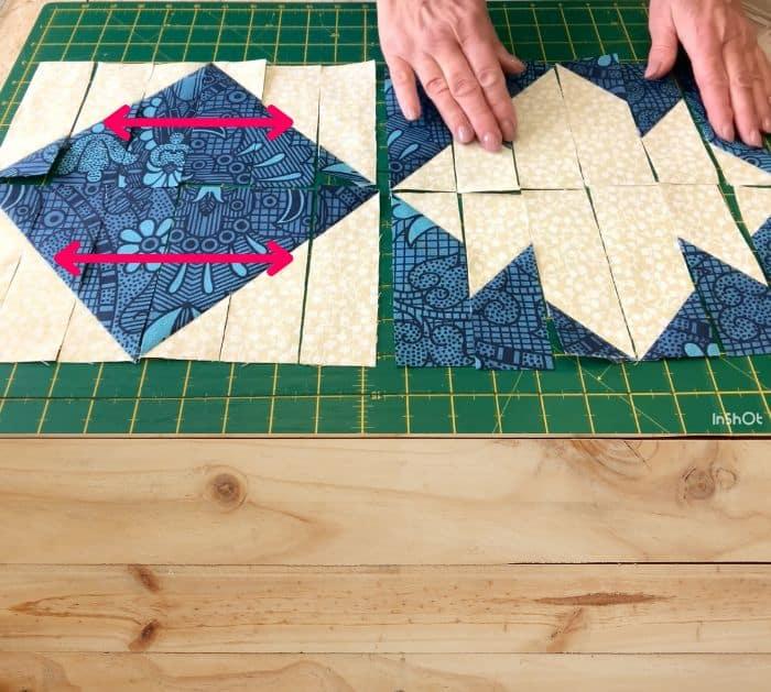 Patchwork Flower Quilt Block Materials
