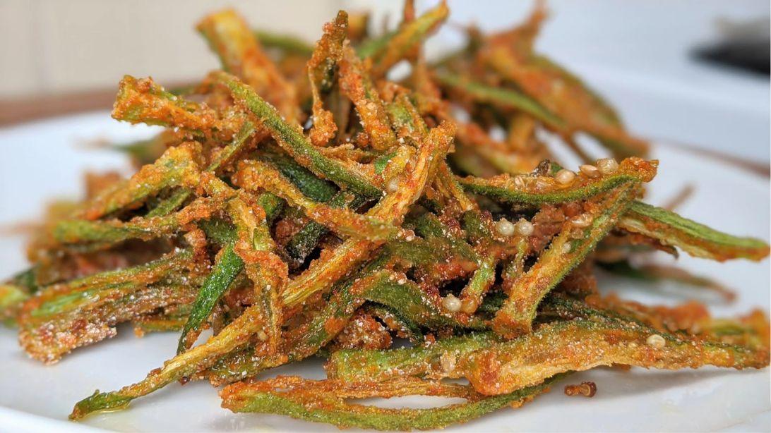 How To Make Crispy Fried Okra
