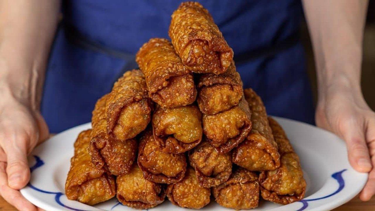 Chinese Takeout Egg Rolls