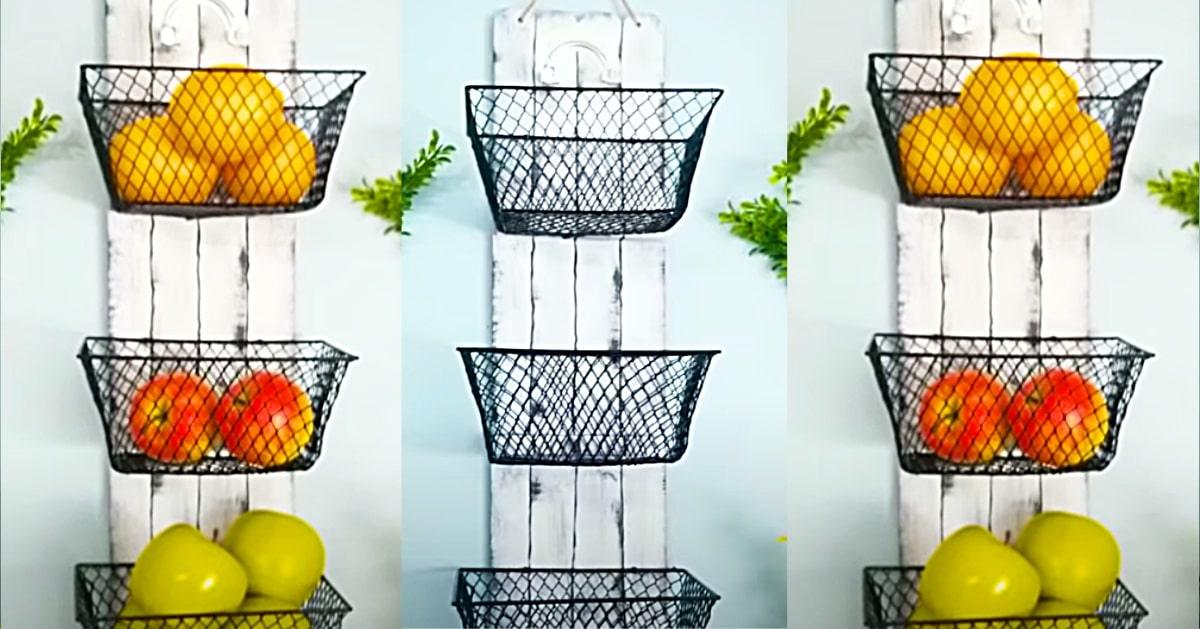 Dollar Tree Wall Mounted Fruit Baskets