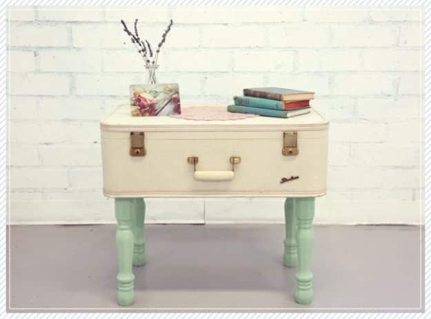 Coffee Table Suitcase DIY, worth trying before buying something new and a project that comes together in an afternoon