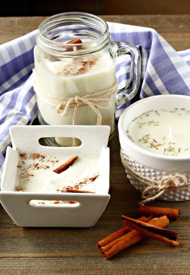 Homemade Candles The Easy Way, a fun weekend project with basic candle supplies and a charming handmade touch for the table