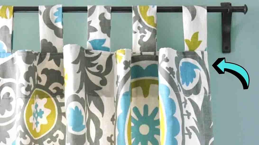 DIY Tab Top Curtains Tutorial