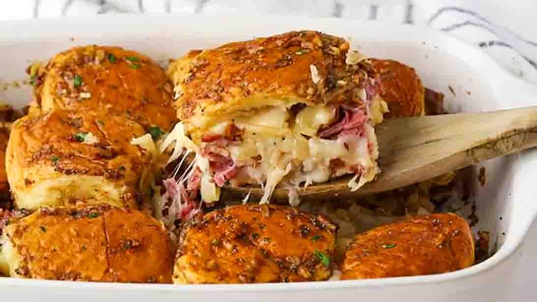 Easy Reuben Sliders Recipe