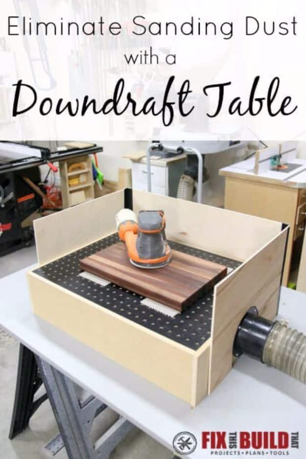 Cool Woodworking Tips - Eliminate Sanding Dust With Downdraft Table - Easy Woodworking Ideas, Woodworking Tips and Tricks, Woodworking Tips For Beginners, Basic Guide For Woodworki