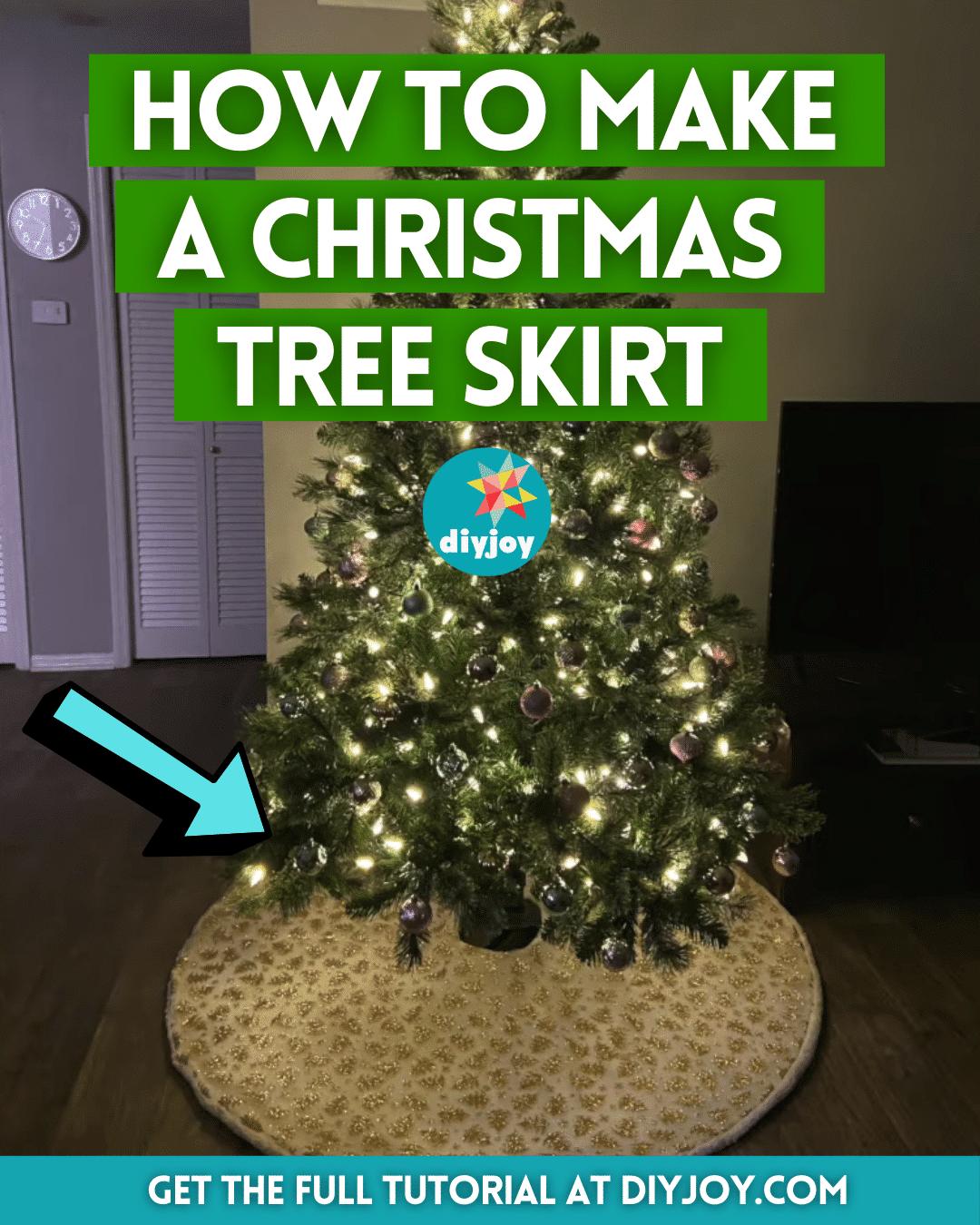 How to Make a Christmas Tree Skirt