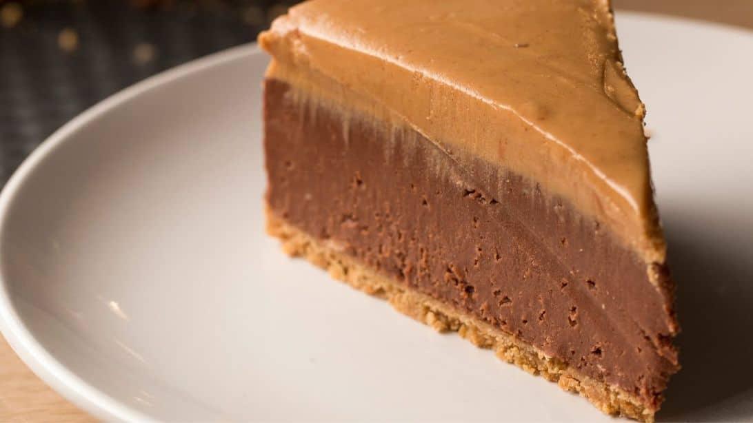 No-Bake Chocolate Peanut Butter Cheesecake