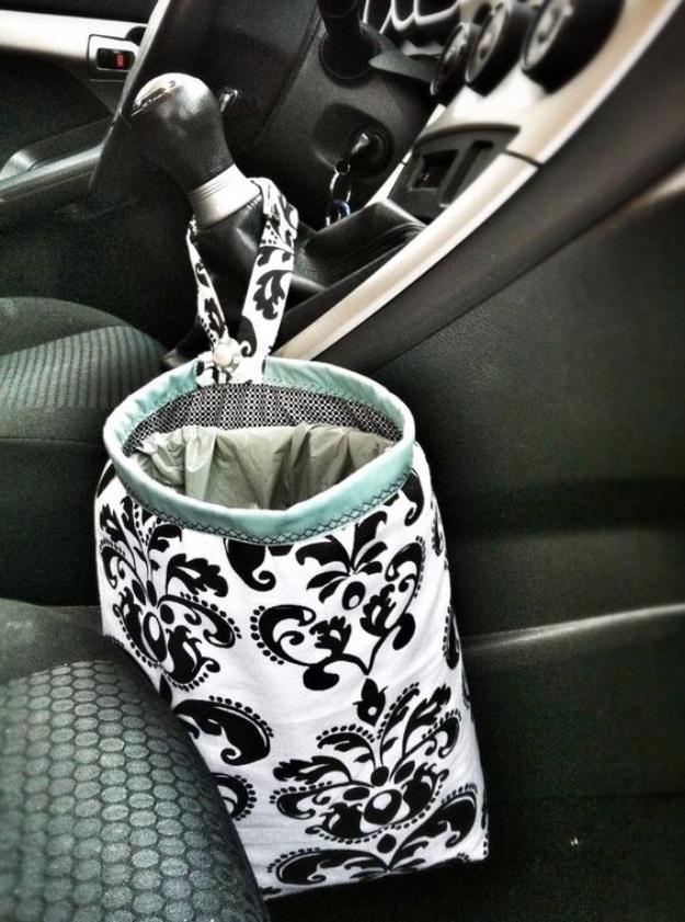 Best Quilting Projects for DIY Gifts - Car Trash Bag - Things You Can Quilt and Sew for Friends, Family and Christmas Gift Ideas - Easy and Quick Quilting Patterns for Presents To