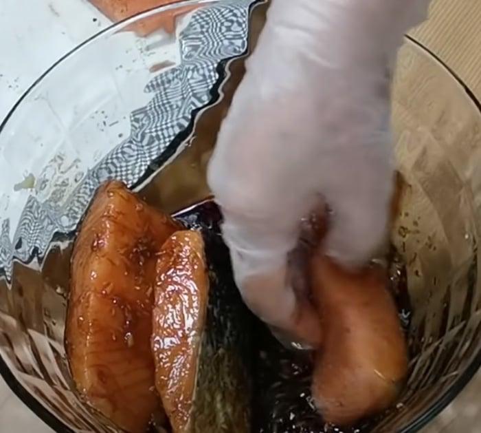 Ingredients for Salmon Teriyaki
