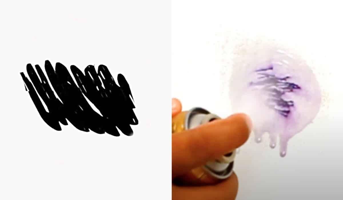 How To Remove Permanent Marker From Walls With Hairspray