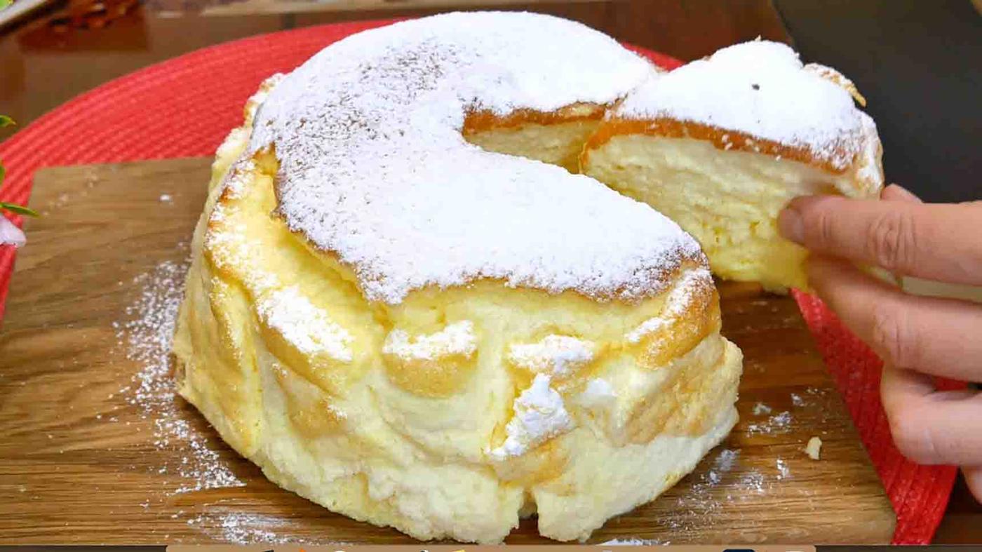 Airy and Fluffy Yogurt Cake Recipe