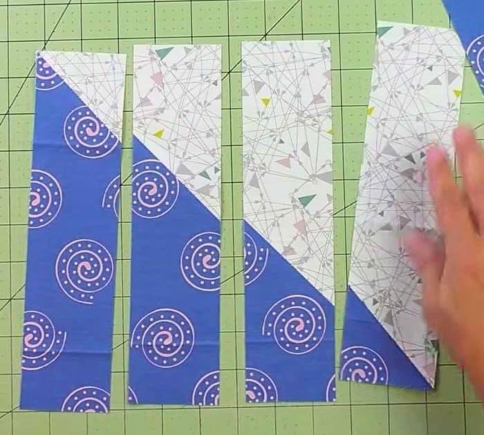 Easy to Sew Mountains Quilt Block