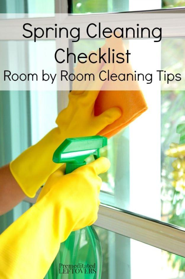 Spring Cleaning Checklist, a faster household shortcut, easy to repeat once it becomes second nature