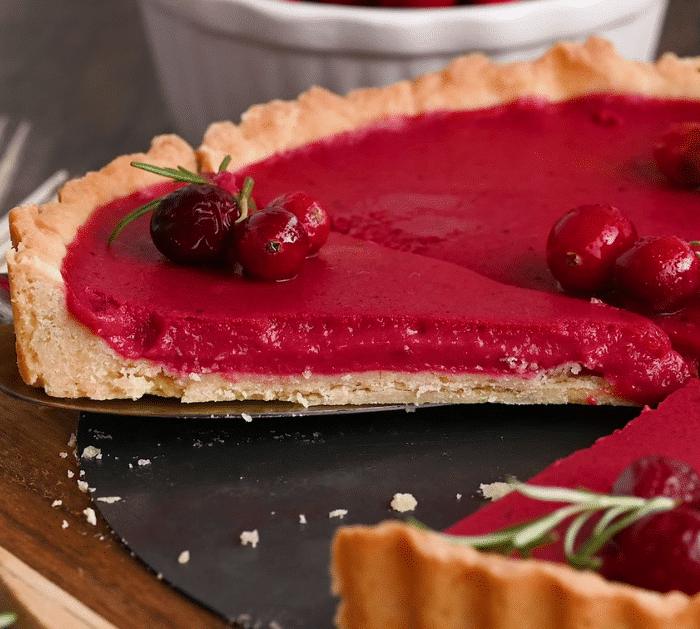 How to Make Cranberry Curd Tart