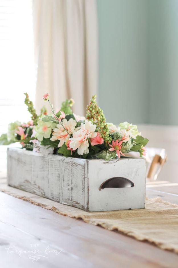 Joanna Gaines Inspired DIY Farmhouse Wooden Box Centerpiece, a farmhouse decor idea, simple enough for a first try