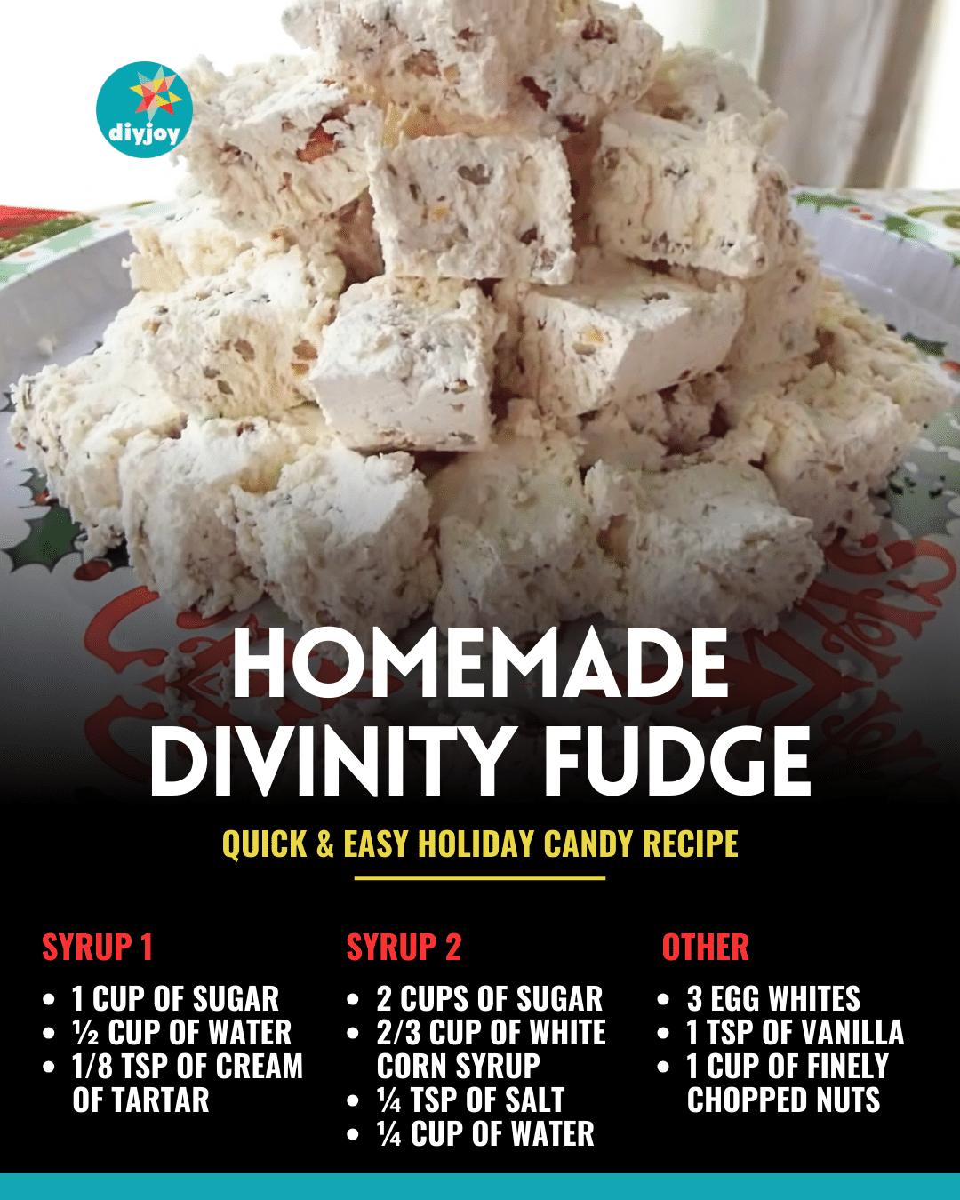 Easy Homemade Divinity Fudge Recipe