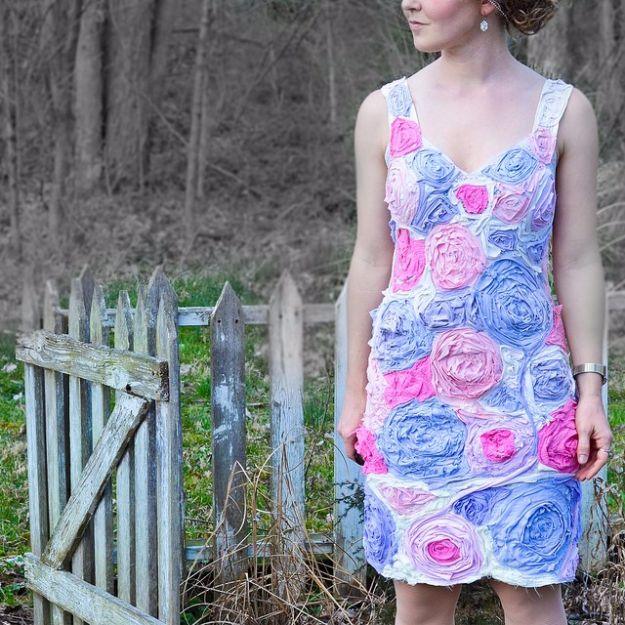 DIY Dresses to Sew for Summer - Flower Dress - Best Free Patterns For Dress Ideas - Easy and Cheap Clothes to Make for Women and Teens - Step by Step Sewing Projects - Short, Summe