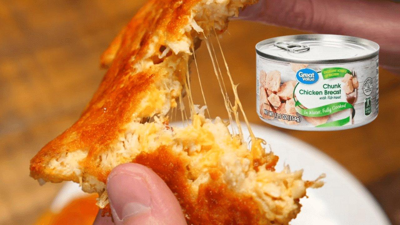 Easy Cheesy Canned Chicken Patties