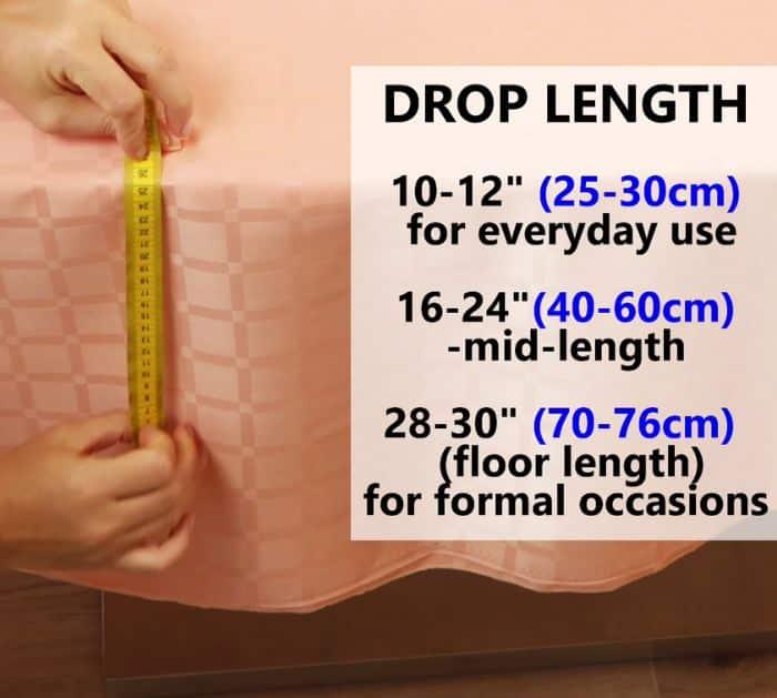 Easy To Sew DIY Tablecloth For Any Shape